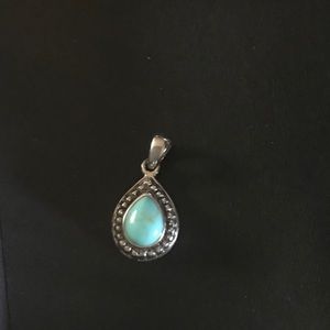 Sterling Silver and Turquoise Pendant.